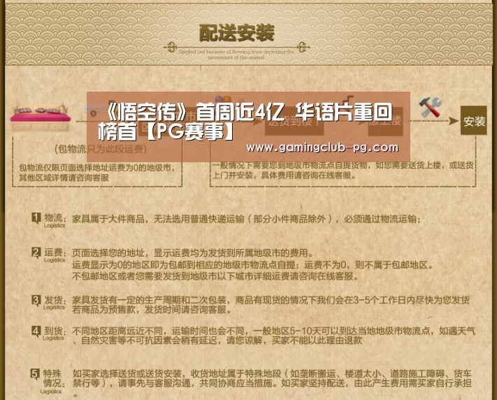 《悟空传》首周近4亿 华语片重回榜首【PG赛事】(图2) PG游艺